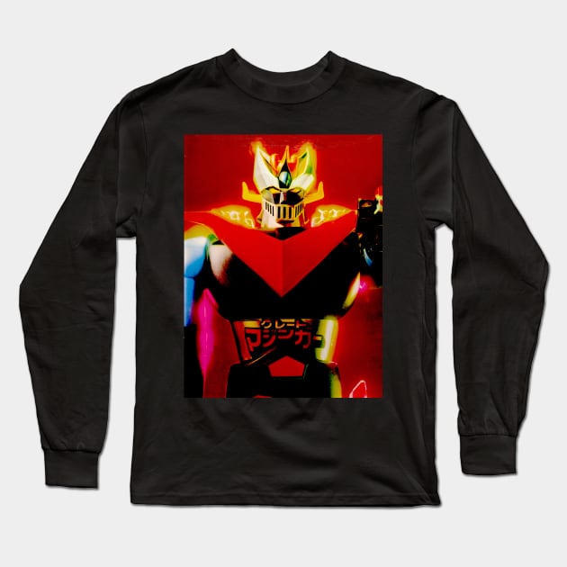 Mazinga Shogun Warriors Long Sleeve T-Shirt by Pop Fan Shop